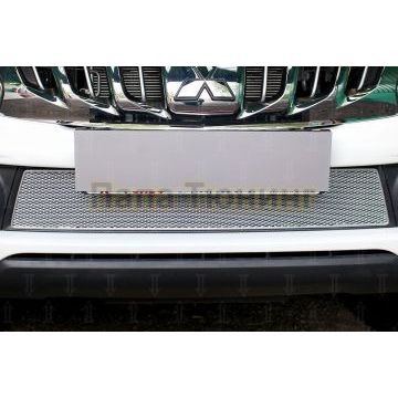 Защита радиатора Mitsubishi L200 V 2015-2019 chrome PREMIUM