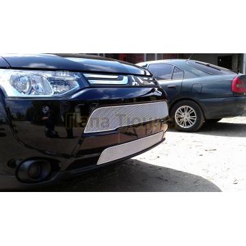 Защита радиатора Mitsubishi Outlander III 2012-2015 chrome низ PREMIUM