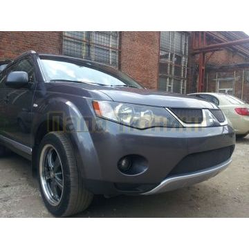 Защита радиатора Mitsubishi Outlander XL 2006-2010 black низ