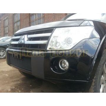 Защита радиатора Mitsubishi Pajero IV 2006-2011 black