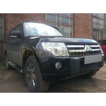 Защита радиатора Mitsubishi Pajero IV 2006-2011 black