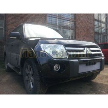 Защита радиатора Mitsubishi Pajero IV 2006-2011 chrome