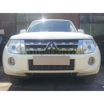Защита радиатора Mitsubishi Pajero IV 2011-2014 black PREMIUM