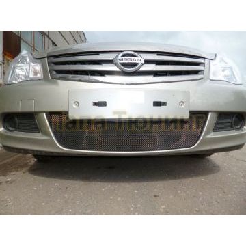 Защита радиатора Nissan Almera 2013 - black