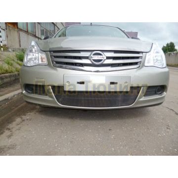 Защита радиатора Nissan Almera 2013 - black