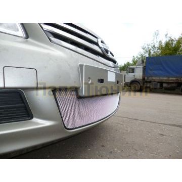 Защита радиатора Nissan Almera 2013 - chrome