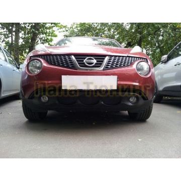 Защита радиатора Nissan Juke 2010-2014 black
