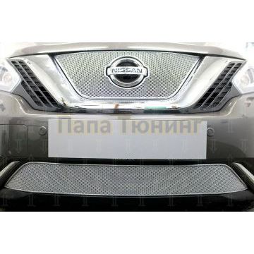 Защита радиатора Nissan Murano Z52 2014- chrome низ PREMIUM