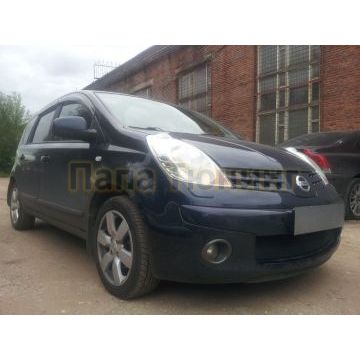 Защита радиатора Nissan Note 2005-2008 black