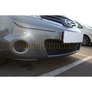 Защита радиатора Nissan Note 2009- black