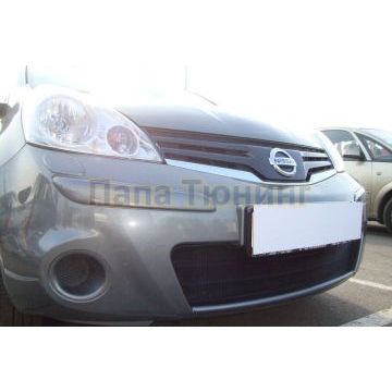 Защита радиатора Nissan Note 2009- black