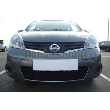 Защита радиатора Nissan Note 2009- black