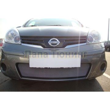 Защита радиатора Nissan Note 2009- chrome