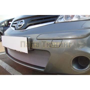 Защита радиатора Nissan Note 2009- chrome
