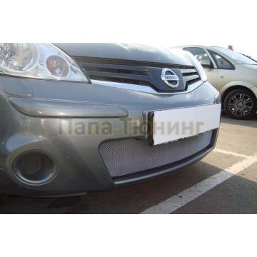 Защита радиатора Nissan Note 2009- chrome