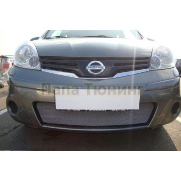 Защита радиатора Nissan Note 2009- chrome