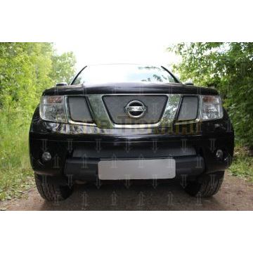 Защита радиатора Nissan Pathfinder III 2004-2010/Navara III (D40) 2005-2010 chrome низ