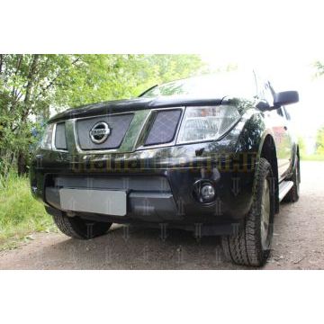 Защита радиатора Nissan Pathfinder III 2004-2010/Navara III (D40) 2005-2010 chrome низ