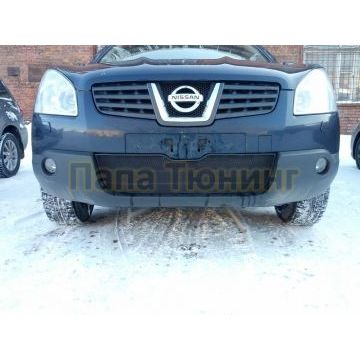 Защита радиатора Nissan Qashqai 2006-2010 black