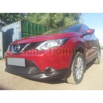 Защита радиатора Nissan Qashqai 2014-2019 black