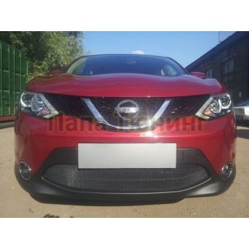 Защита радиатора Nissan Qashqai 2014-2019 black