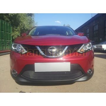 Защита радиатора Nissan Qashqai 2014-2019 black