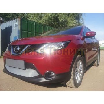 Защита радиатора Nissan Qashqai 2014-2019 chrome