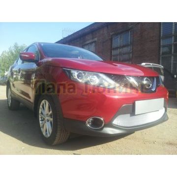 Защита радиатора Nissan Qashqai 2014-2019 chrome