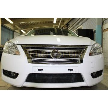Защита радиатора Nissan Sentra 2014- black