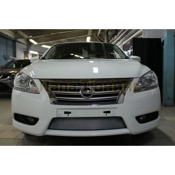 Защита радиатора Nissan Sentra 2014- chrome