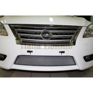 Защита радиатора Nissan Sentra 2014- chrome