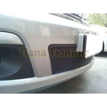 Защита радиатора Nissan Tiida hb рестайлинг 2010-2014 black