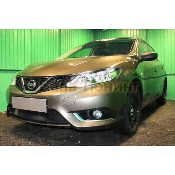 Защита радиатора Nissan Tiida II 2015- black