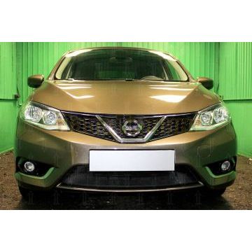 Защита радиатора Nissan Tiida II 2015- black