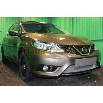 Защита радиатора Nissan Tiida II 2015- chrome