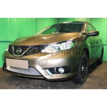 Защита радиатора Nissan Tiida II 2015- chrome
