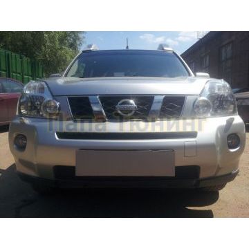 Защита радиатора Nissan X-Trail T31 2007-2011 black середина