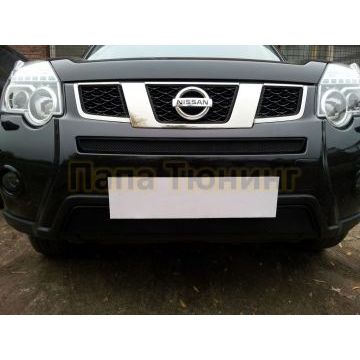 Защита радиатора Nissan X-Trail T31 2011-2015 black середина
