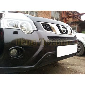 Защита радиатора Nissan X-Trail T31 2011-2015 black середина