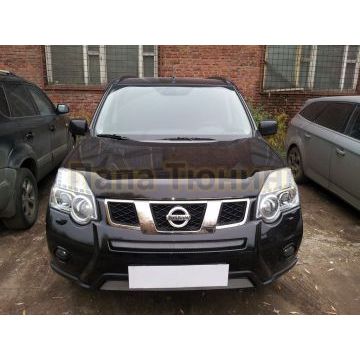 Защита радиатора Nissan X-Trail T31 2011-2015 chrome середина