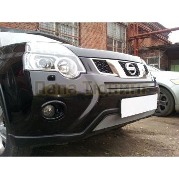 Защита радиатора Nissan X-Trail T31 2011-2015 chrome середина