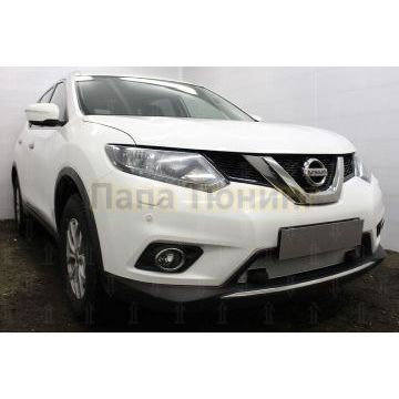 Защита радиатора Nissan X-Trail T32 2015-2018 chrome PREMIUM