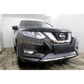 Защита радиатора Nissan X-Trail T32 2018- chrome середина