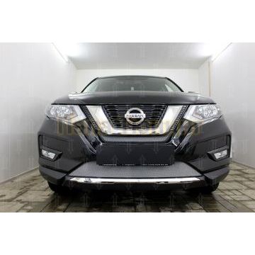 Защита радиатора Nissan X-Trail T32 2018- chrome середина