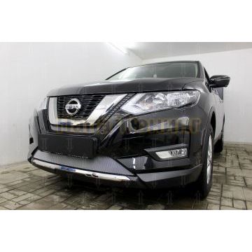 Защита радиатора Nissan X-Trail T32 2018- chrome середина