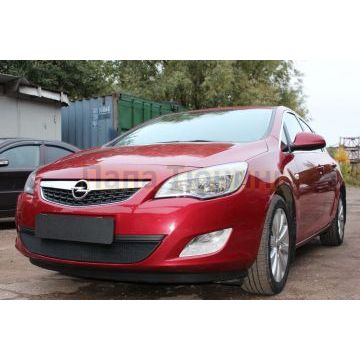 Защита радиатора Opel Astra J 2010-2012 black