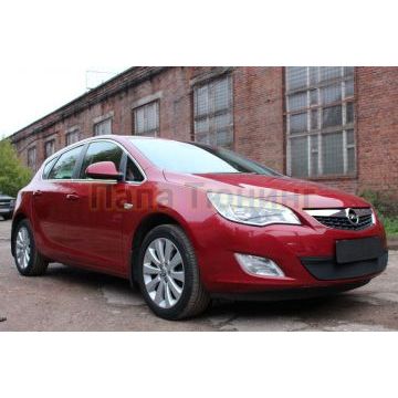 Защита радиатора Opel Astra J 2010-2012 black