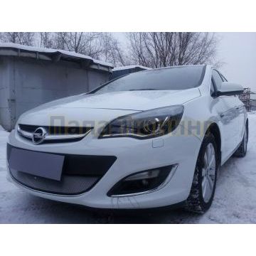 Защита радиатора Opel Astra J 2012- рестайлинг chrome