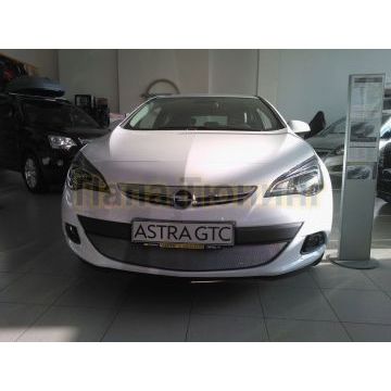 Защита радиатора Opel Astra J GTC 2011- chrome