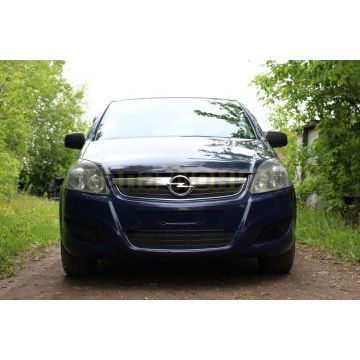 Защита радиатора Opel Zafira B 2008-2012 рестайлинг black низ